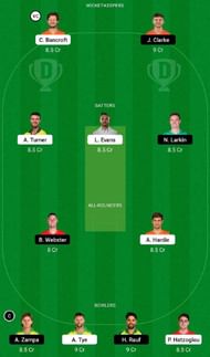 SCO vs STA Dream11 Fantasy Tip #1 - BBL 2021-22